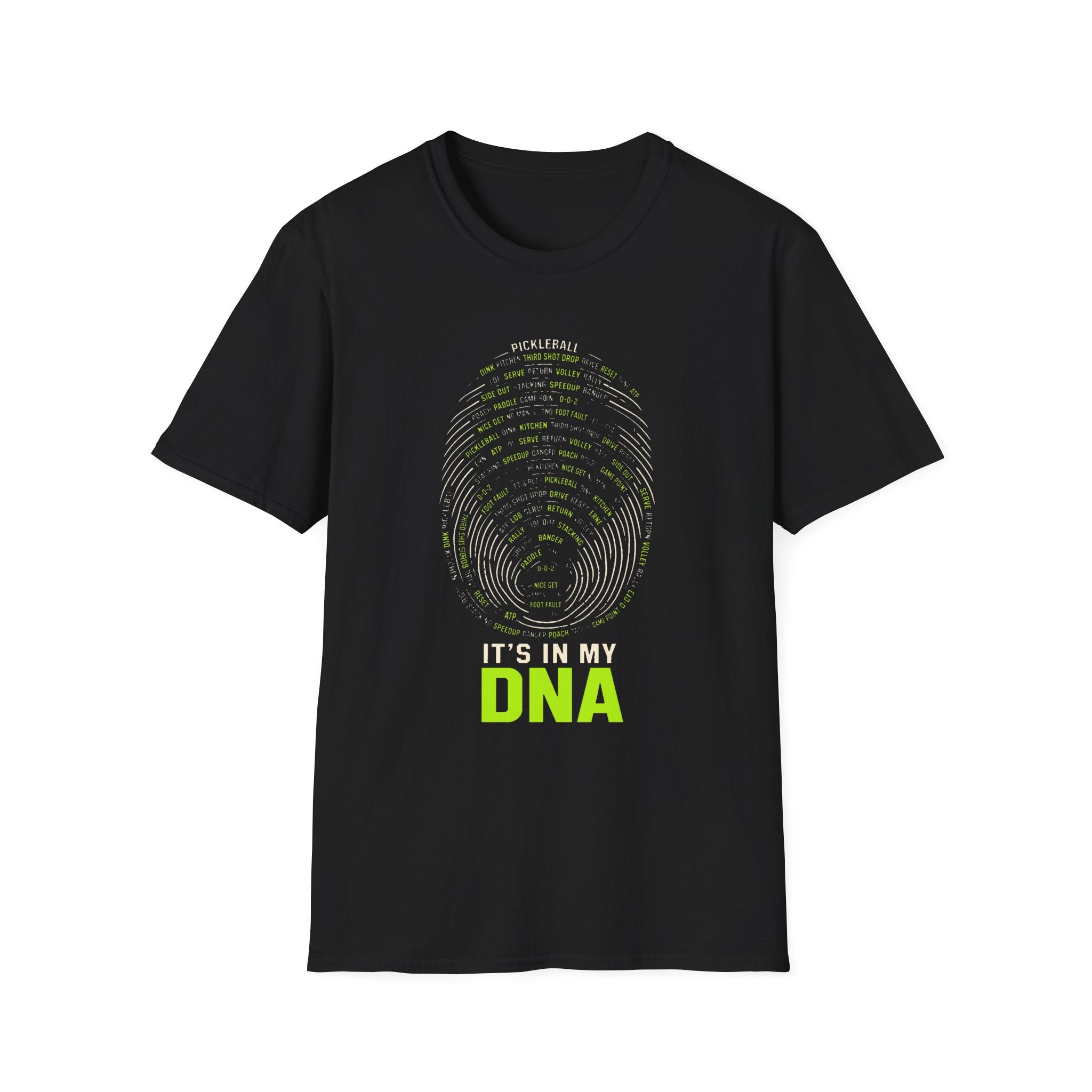 Pickleball Is in My DNA Fingerprint T-Shirt