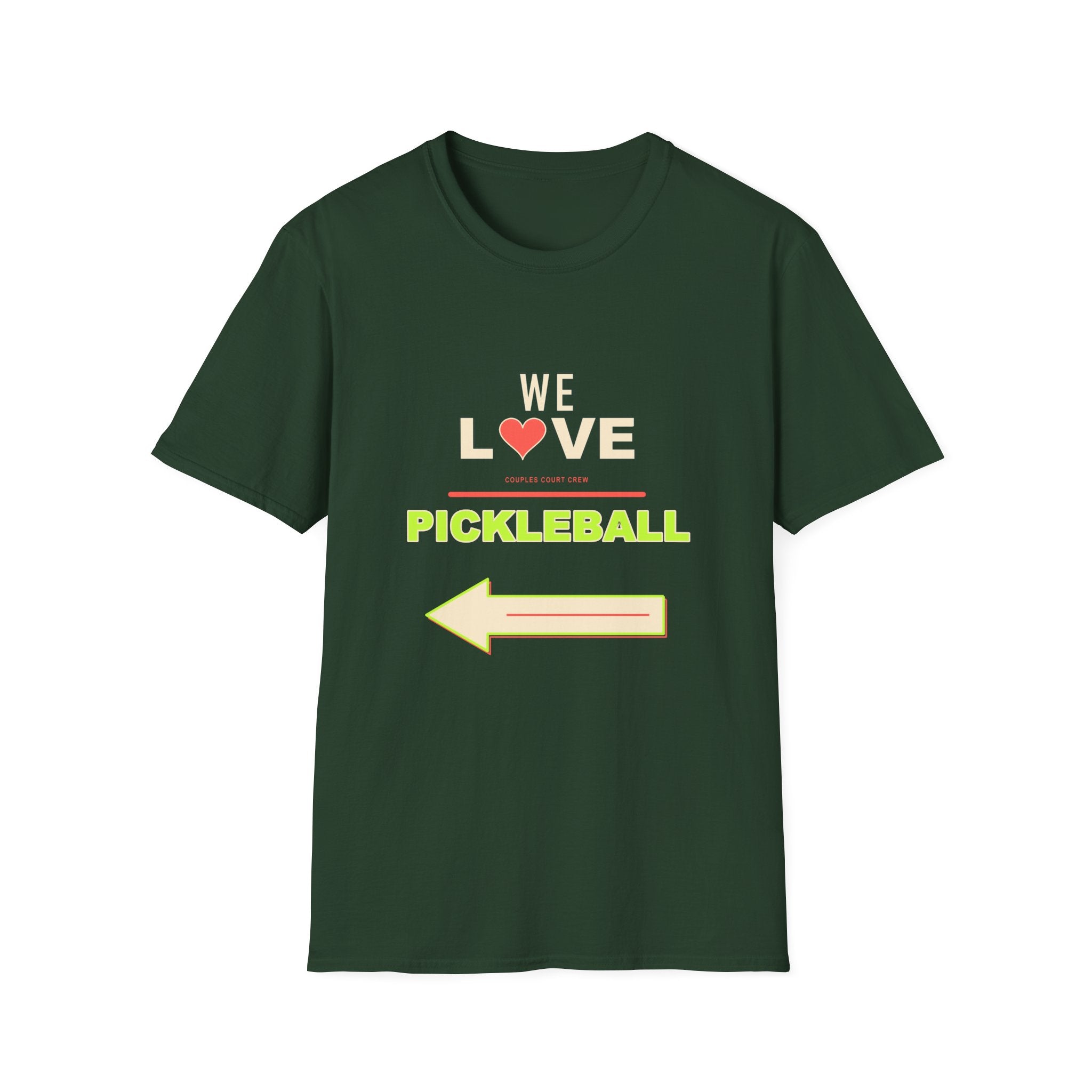 Matching Pickleball Couple Shirts - We Love Pickleball Set (2)