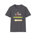 Matching Pickleball Couple Shirts - We Love Pickleball Set (2)