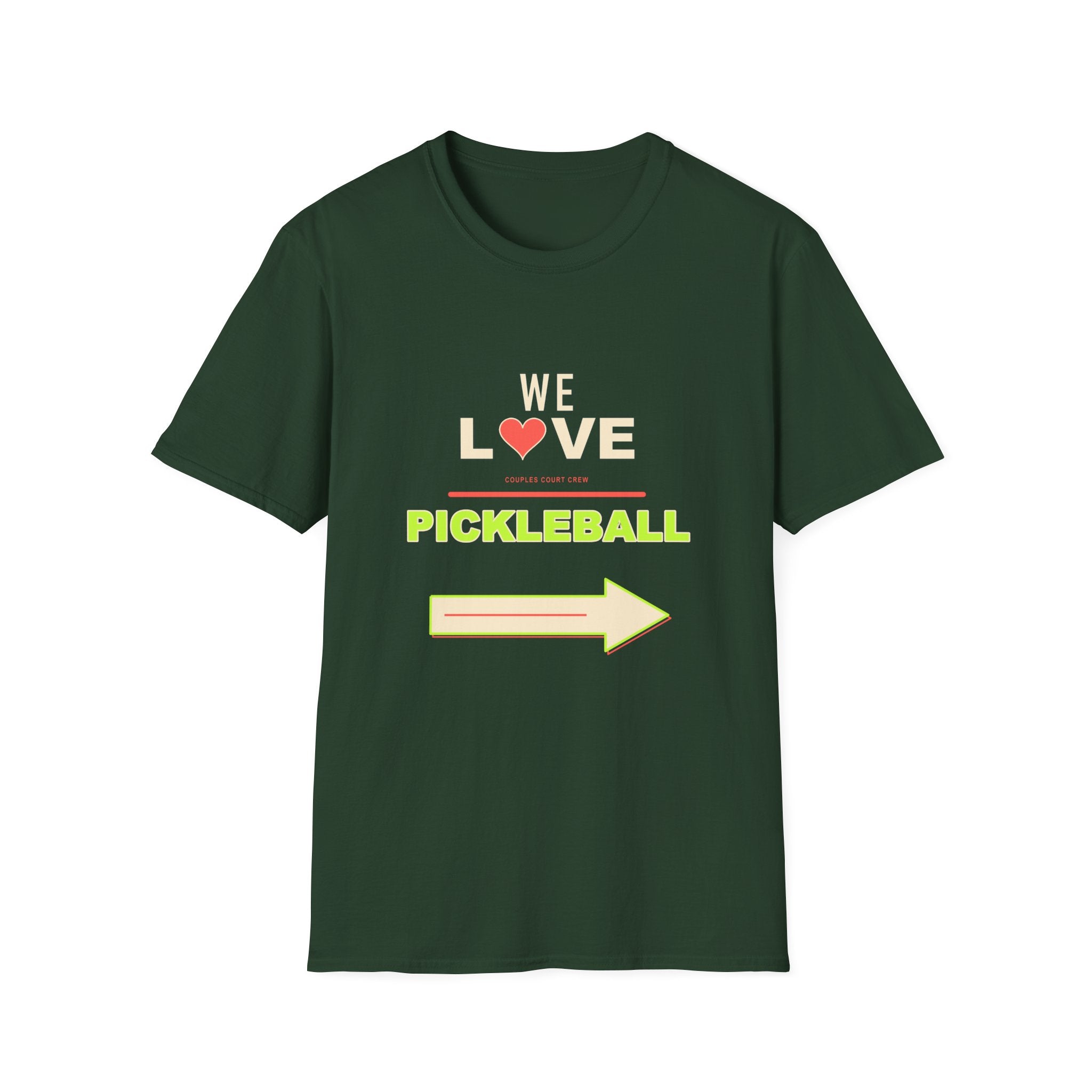 Matching Pickleball Couple Shirts - We Love Pickleball Set