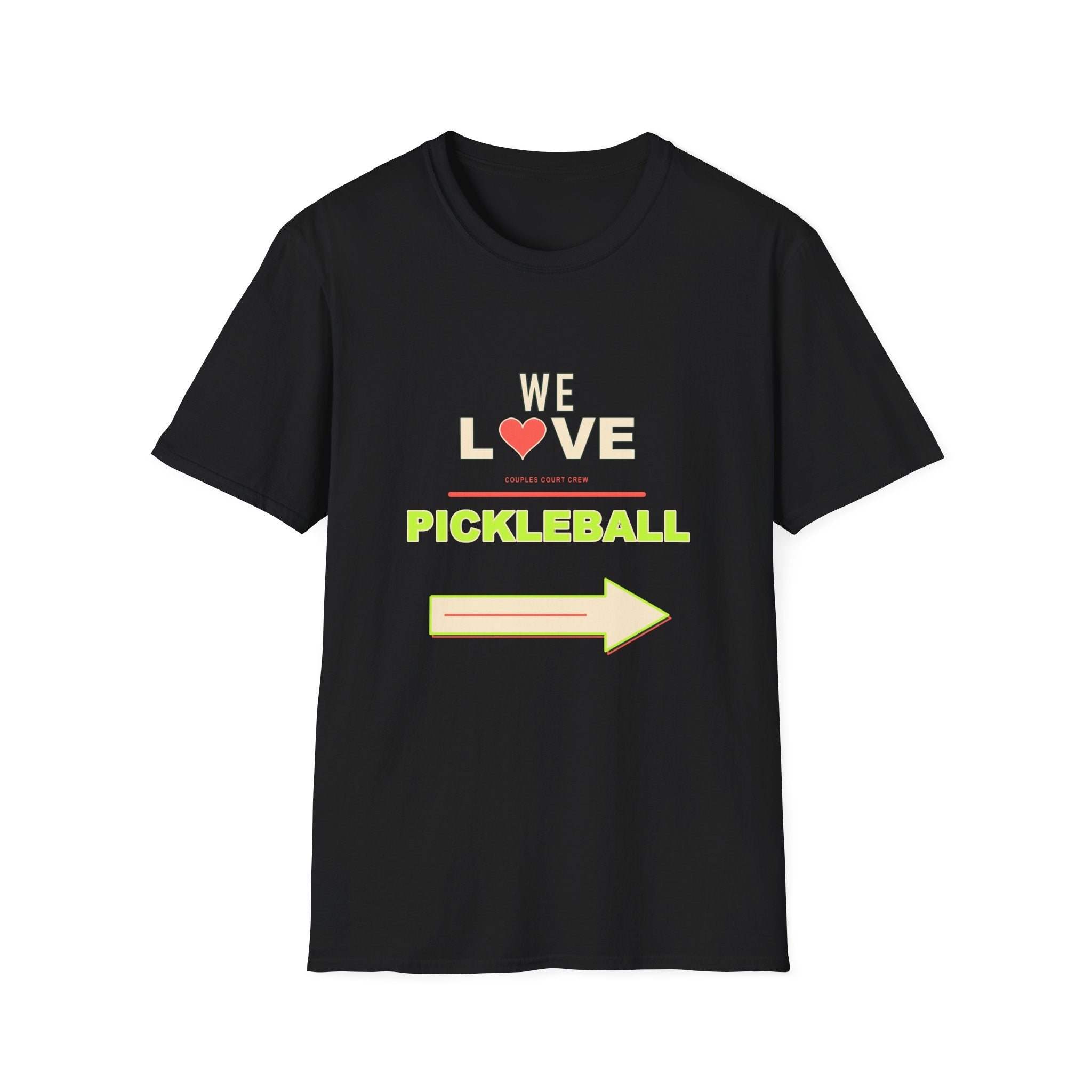 Matching Pickleball Couple Shirts - We Love Pickleball Set