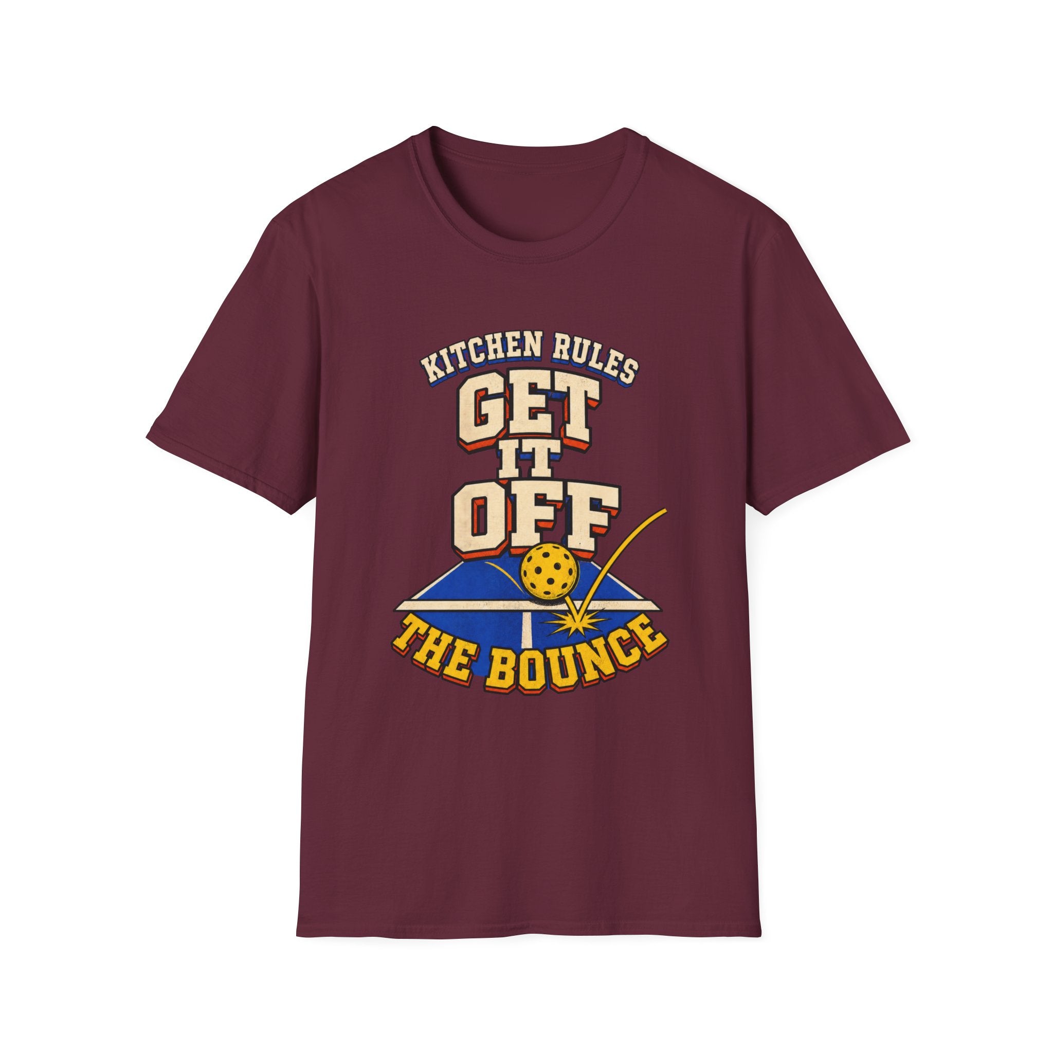 Kitchen Rules: Get It Off the Bounce Pickleball Shirt