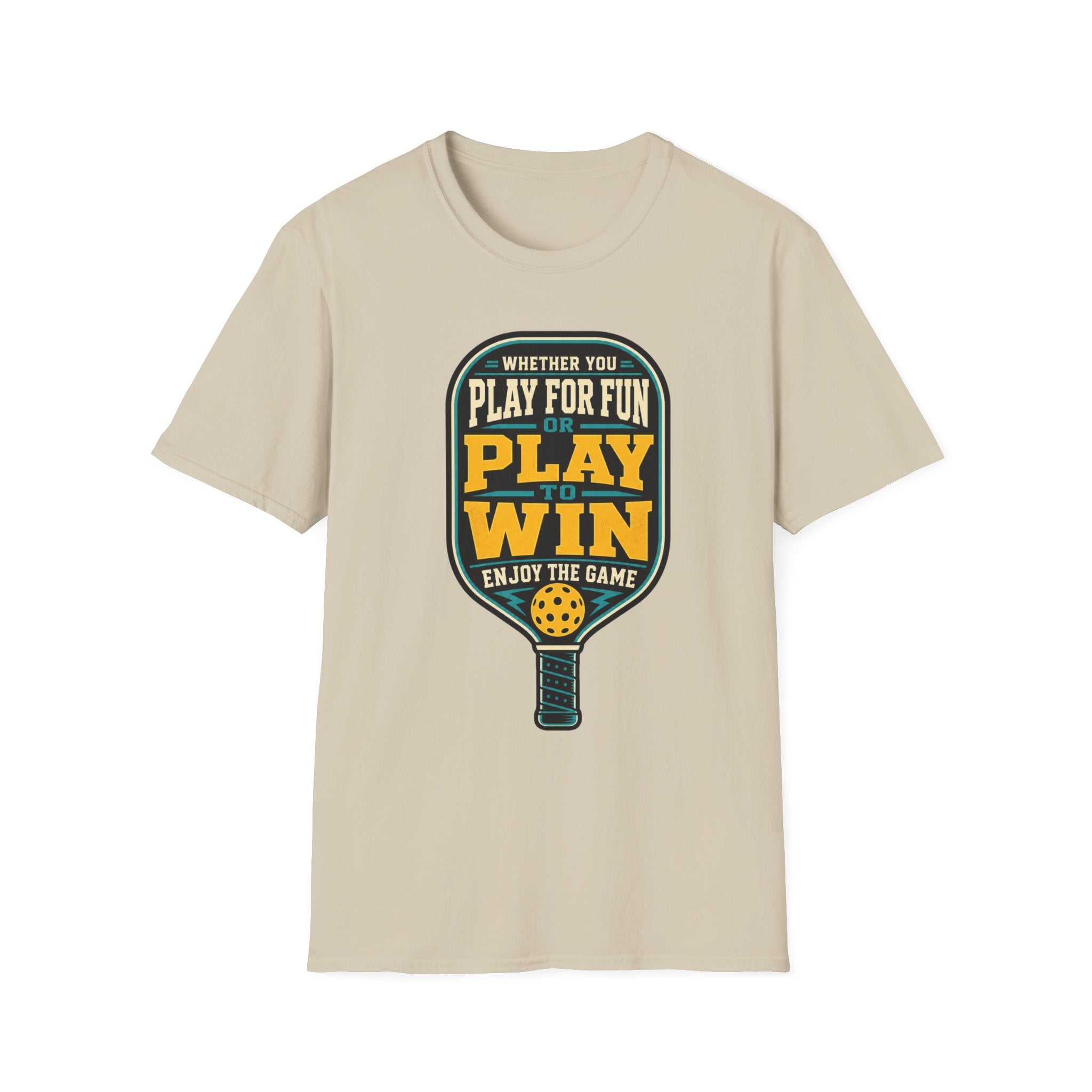 Play for Fun. Play to Win. Enjoy the Game. Pickleball Tee