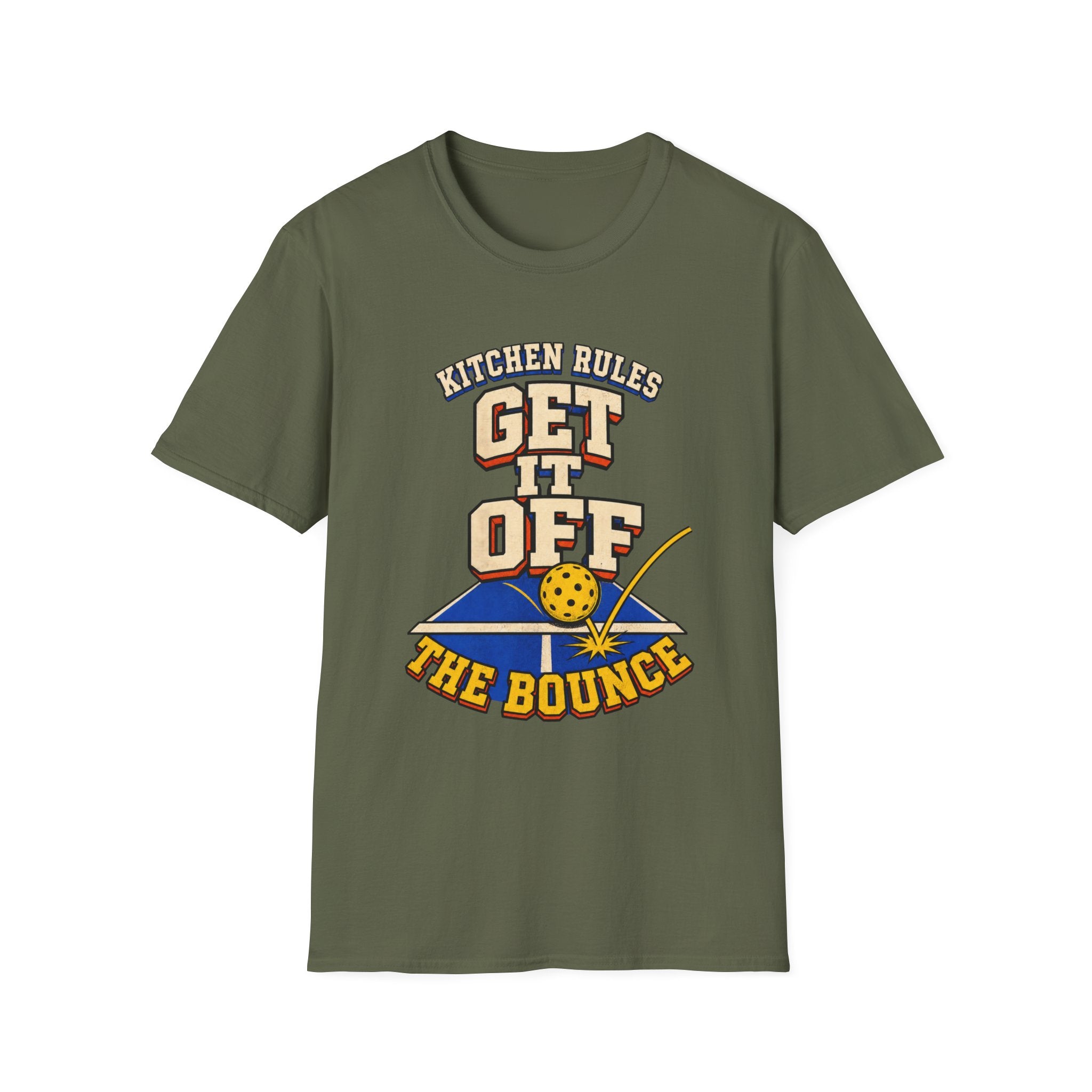 Kitchen Rules: Get It Off the Bounce Pickleball Shirt