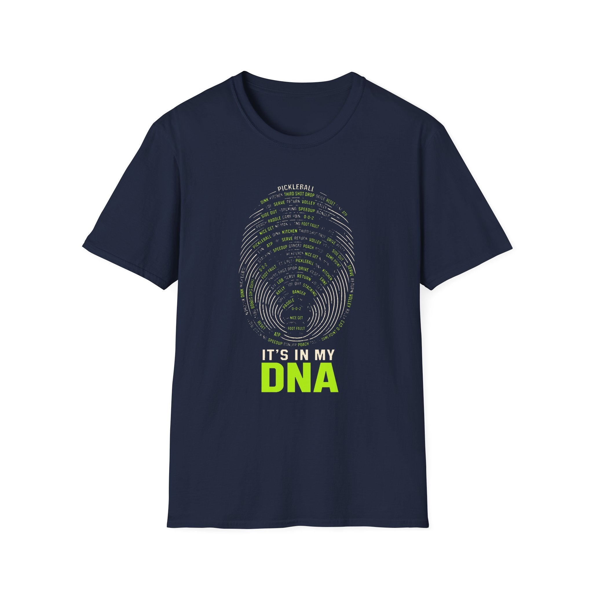 Pickleball Is in My DNA Fingerprint T-Shirt